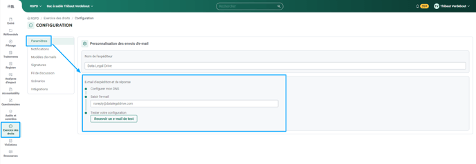 Paramètres-Configuration-Exercice-des-droits-Data-Legal-Drive